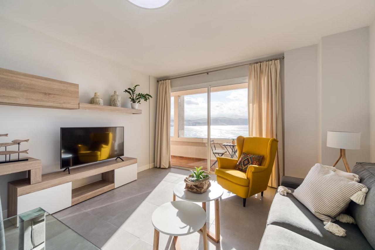 Living Las Canteras - BRIGHT BEACHFRONT Las Palmas de Gran Canaria Exterior foto